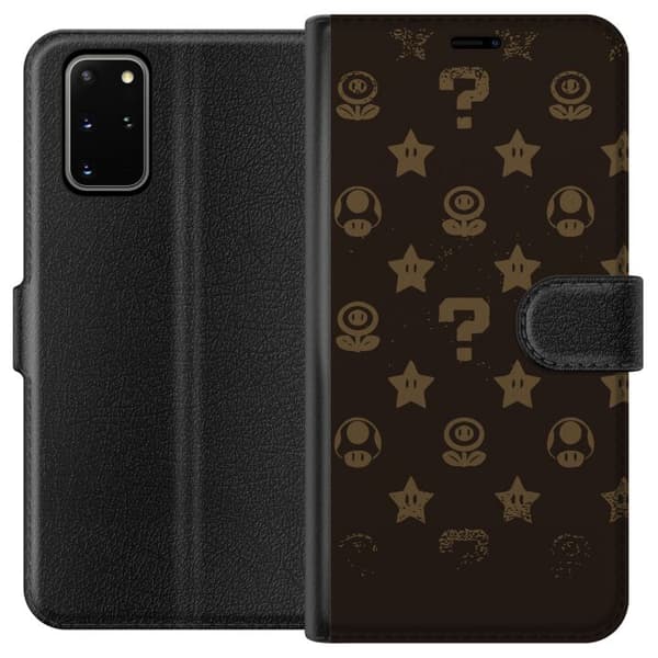Kompatibelt Plånboksfodral till Samsung Galaxy S20+ Super Mario Bros