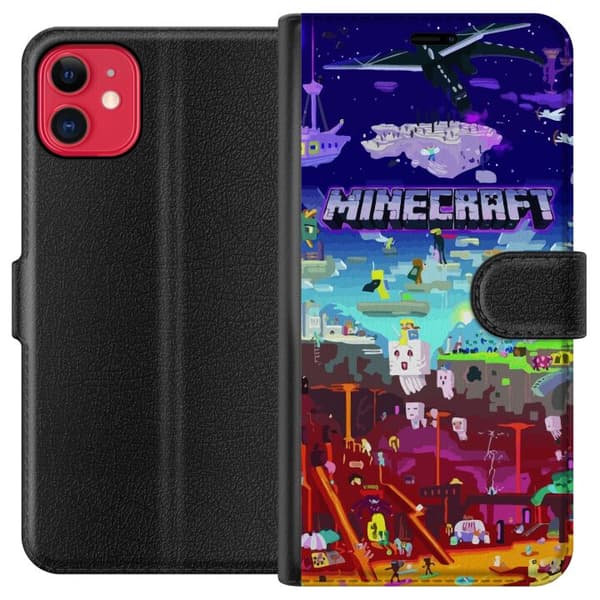 Kompatibelt Plånboksfodral till Apple iPhone 11 Minecraft