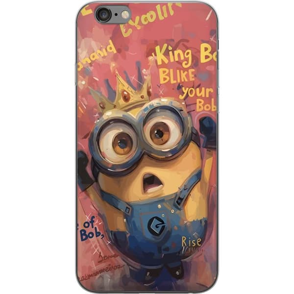 Kompatibelt Mobildeksel til Apple iPhone 6s Plus Minion Med Krona