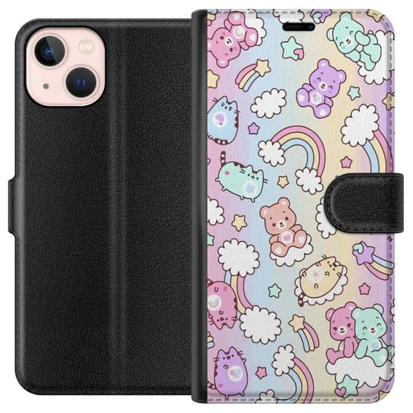 Kompatibelt Plånboksfodral till Apple iPhone 13 mini Kawaii