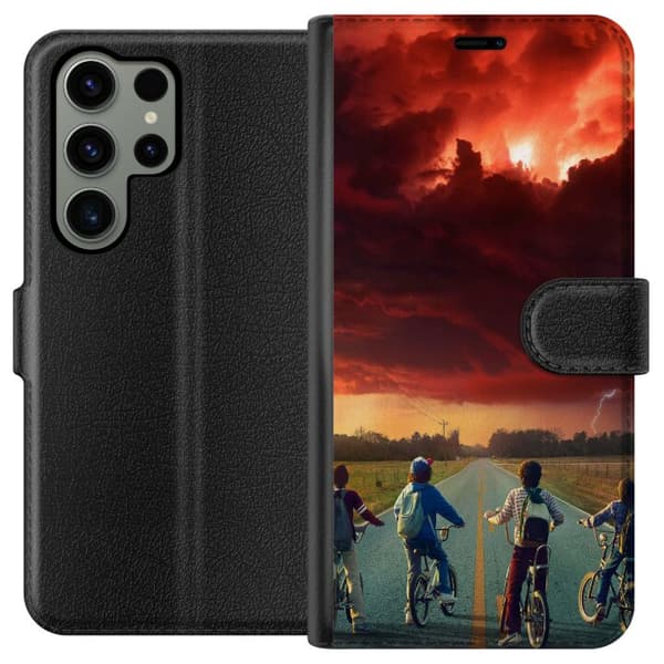Kompatibel Tegnebogsetui til Samsung Galaxy S23 Ultra Stranger Things