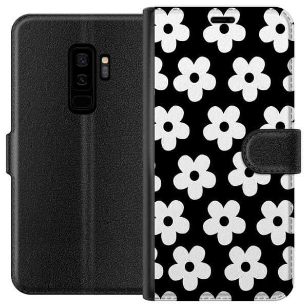 Kompatibelt Lommeboketui til Samsung Galaxy S9+ Blomster