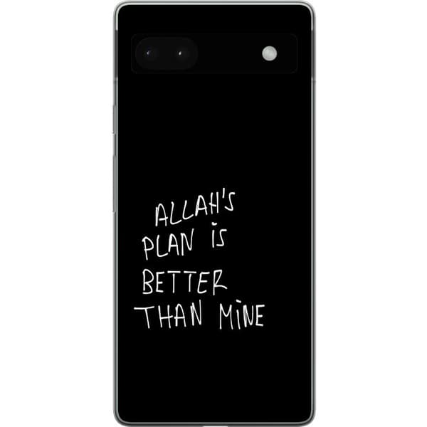 Kompatibelt Mobilskal till Google Pixel 6a Allahs plan är bättre än min