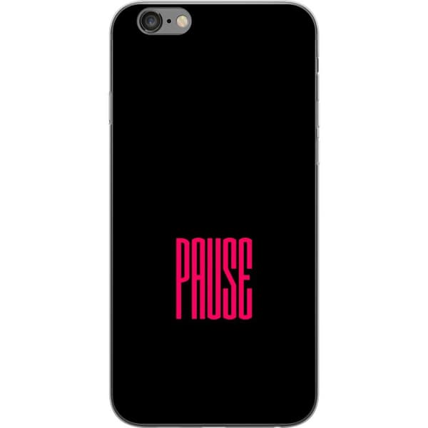 Yhteensopiva Puhelinkuori Apple iPhone 6s Plus Pause text