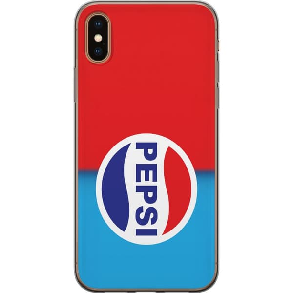 Kompatibelt Mobildeksel til Apple iPhone X Ikonisk Pepsi-design