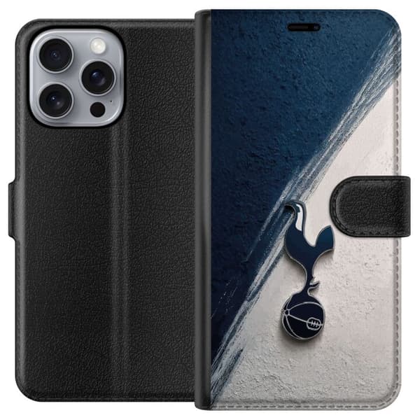 Kompatibel Tegnebogsetui til Apple iPhone 16 Pro Max Elegant Tottenham Hotspur design til fodboldfans