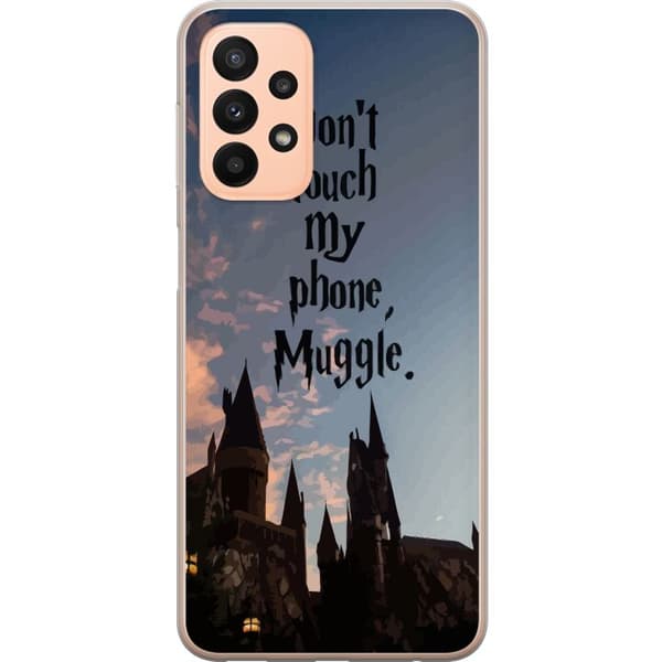 Kompatibelt Mobilskal till Samsung Galaxy A23 Harry Potter Text