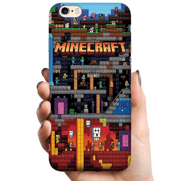 Kompatibelt Mobildeksel til Apple iPhone 6 Minecraft
