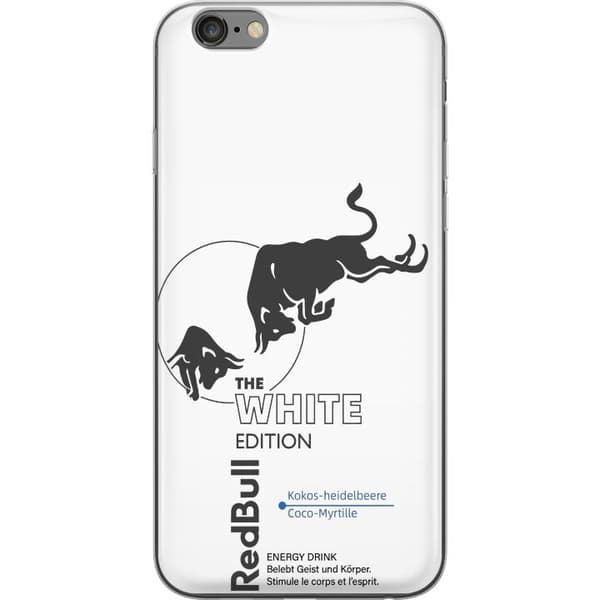 Kompatibelt Mobildeksel til Apple iPhone 6 Plus Moderne drikke design i hvitt og blått