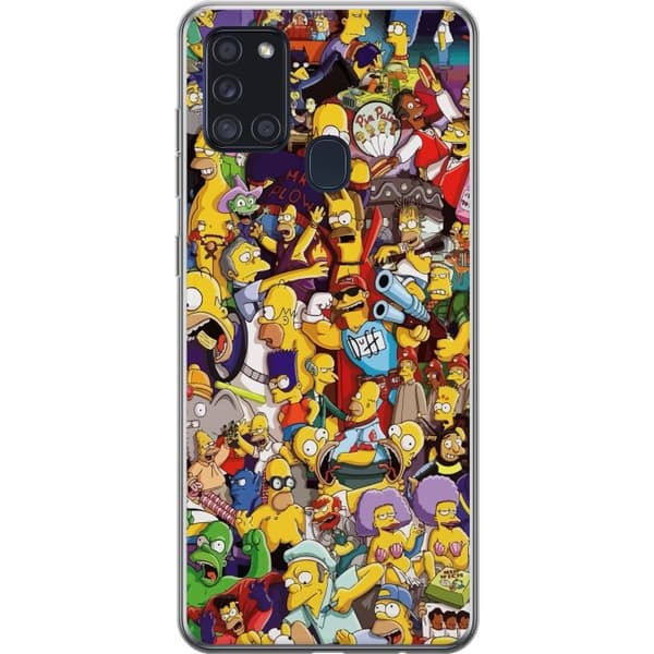 Kompatibelt Mobilskal till Samsung Galaxy A21s Simpsons