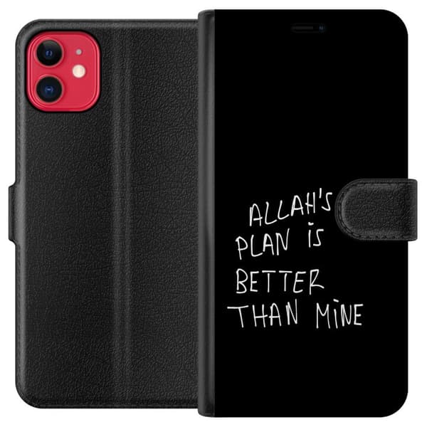 Kompatibelt Plånboksfodral till Apple iPhone 11 Allahs plan är bättre än min