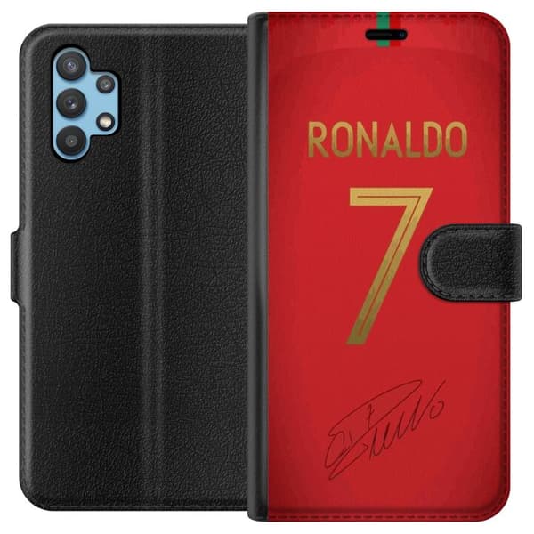 Kompatibelt Plånboksfodral till Samsung Galaxy A32 5G Ronaldo