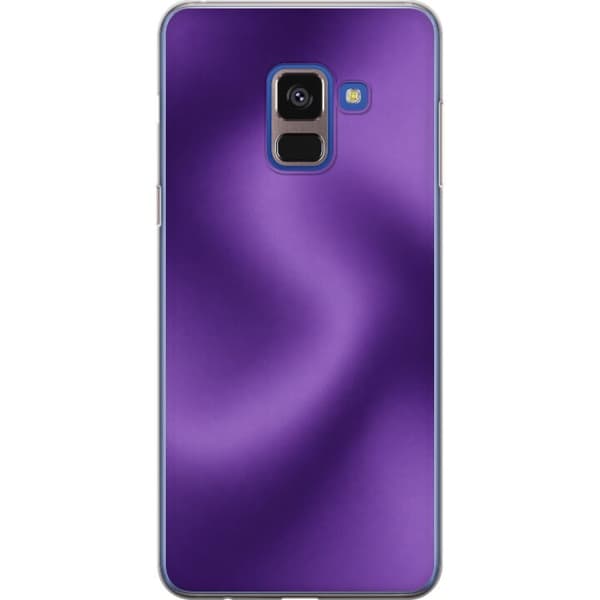 Kompatibelt Mobildeksel til Samsung Galaxy A8 (2018) Lilla bevegelse