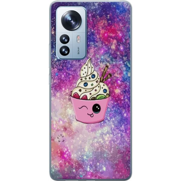 Kompatibelt Mobilskal till Xiaomi 12 Pro Tårta Rymden