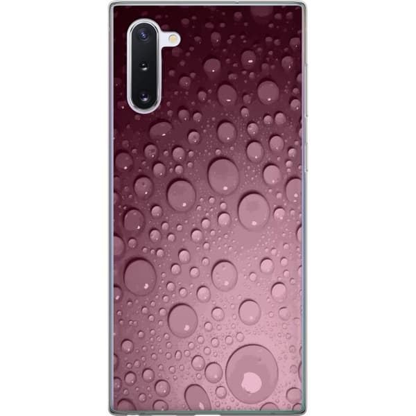 Kompatibelt Mobilskal till Samsung Galaxy Note10 Rosa vattendroppar