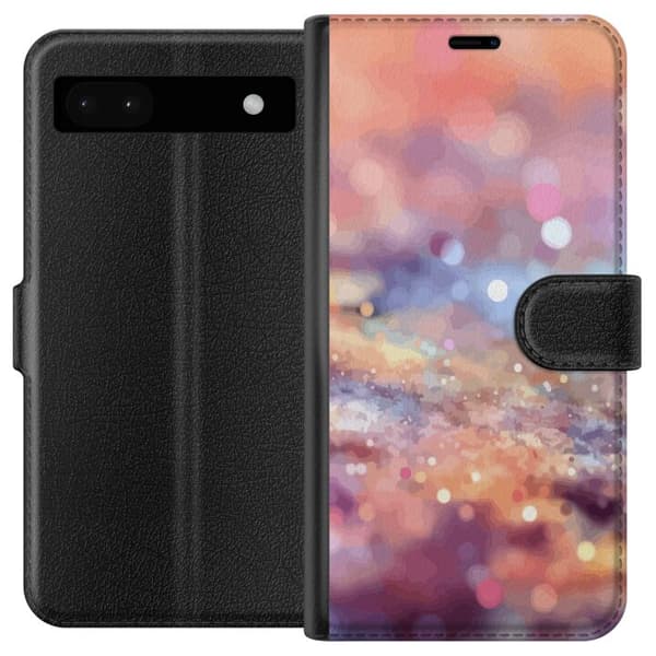 Kompatibel Tegnebogsetui til Google Pixel 6a Glitter
