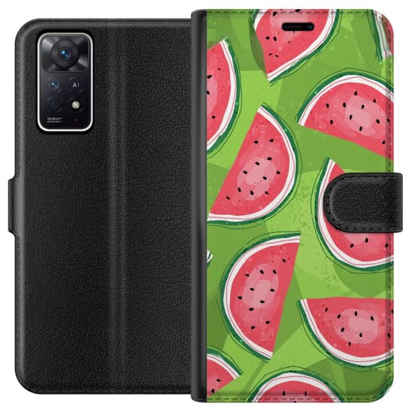 Kompatibel Tegnebogsetui til Xiaomi Redmi Note 11 Pro 5G Vattenmelon