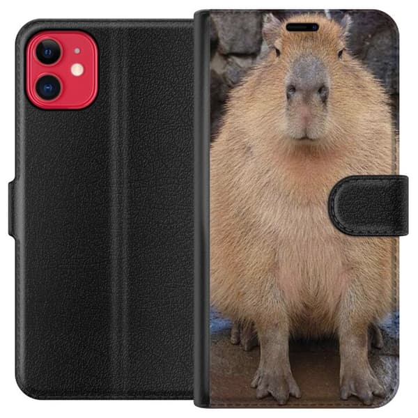 Kompatibelt Plånboksfodral till Apple iPhone 11 Capybara