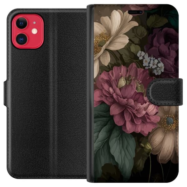 Kompatibelt Plånboksfodral till Apple iPhone 11 Blommor