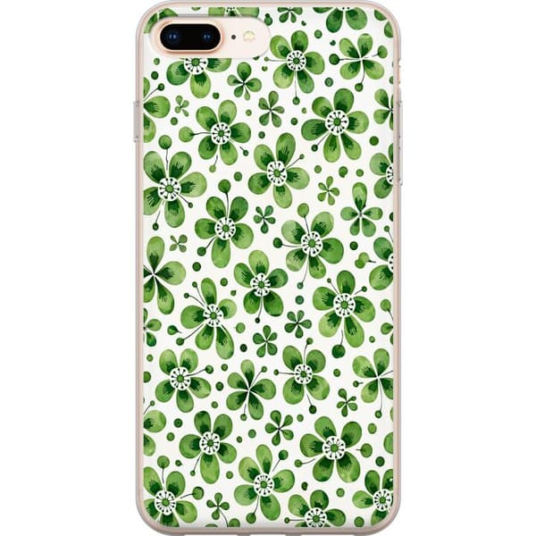 Kompatibelt Mobildeksel til Apple iPhone 8 Plus Asurblå flora