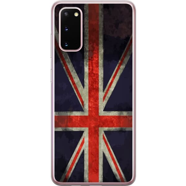 Kompatibelt Mobildeksel til Samsung Galaxy S20 Britisk flagg med rustikk følelse
