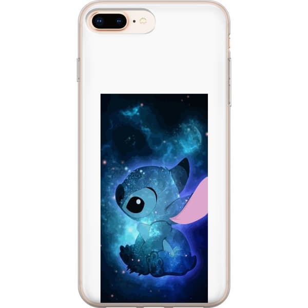 Kompatibelt Mobilskal till Apple iPhone 7 Plus Söt rymddesign med blå galaxeffekter