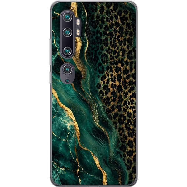 Kompatibelt Mobilskal till Xiaomi Mi Note 10 Emerald Leopard