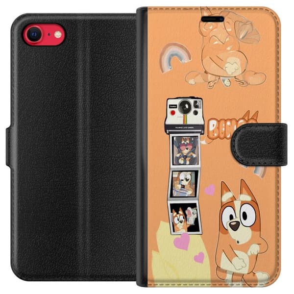 Kompatibelt Lommeboketui til Apple iPhone 8 Bluey