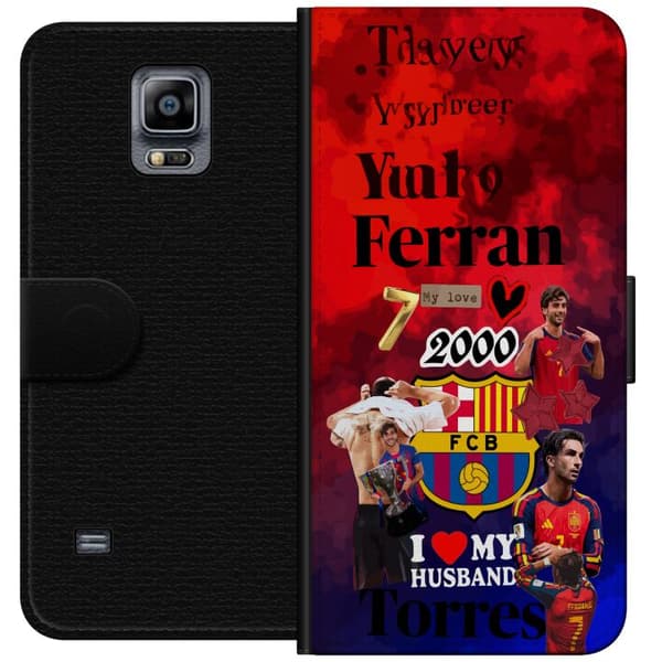 Kompatibelt Plånboksfodral till Samsung Galaxy Note 4 Ferran Torres