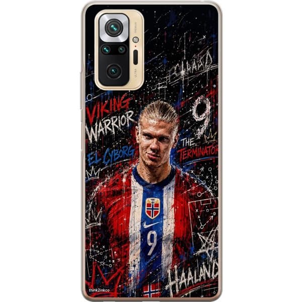 Kompatibelt Mobildeksel til Xiaomi Redmi Note 10 Pro Erling Haaland graffiti