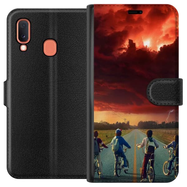Kompatibelt Lommeboketui til Samsung Galaxy A20e Stranger Things