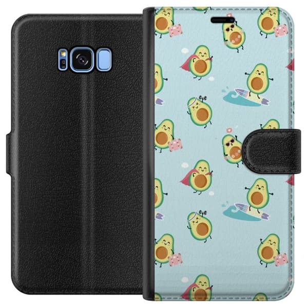 Kompatibelt Plånboksfodral till Samsung Galaxy S8 Avocado