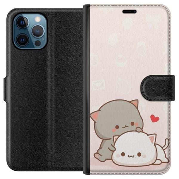 Kompatibelt Lommeboketui til Apple iPhone 12 Pro Kawaii