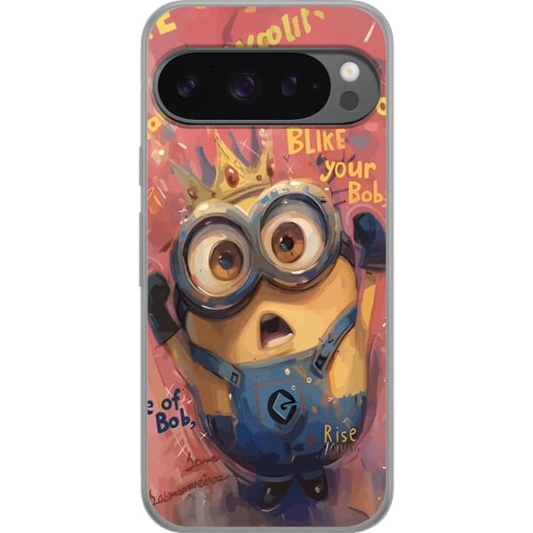 Kompatibelt Mobildeksel til Google Pixel 9 Pro XL Minion Med Krona