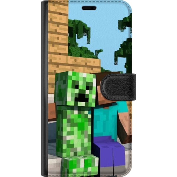 Kompatibelt Plånboksfodral till Apple iPhone 13 mini MineCraft