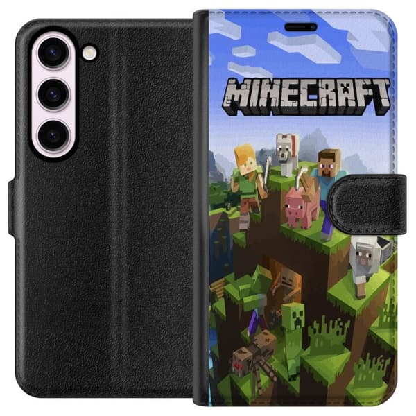 Kompatibelt Plånboksfodral till Samsung Galaxy S23 Minecraft