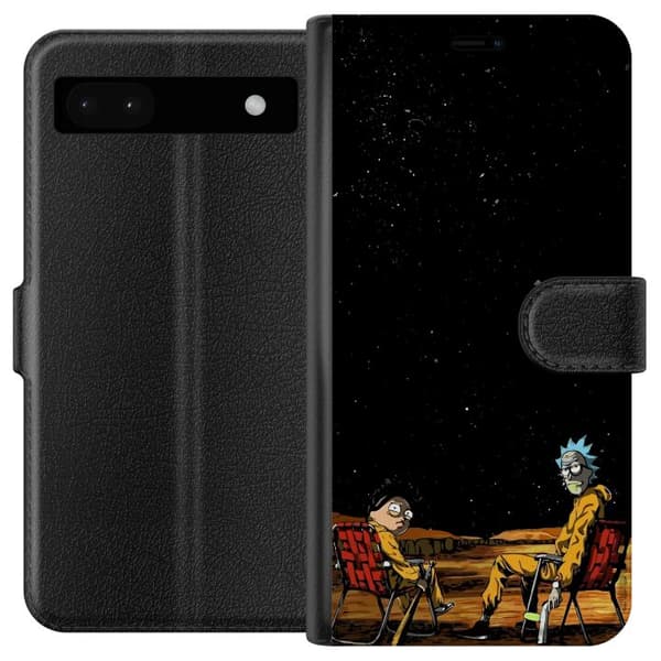 Kompatibelt Plånboksfodral till Google Pixel 6a Rick and Morty