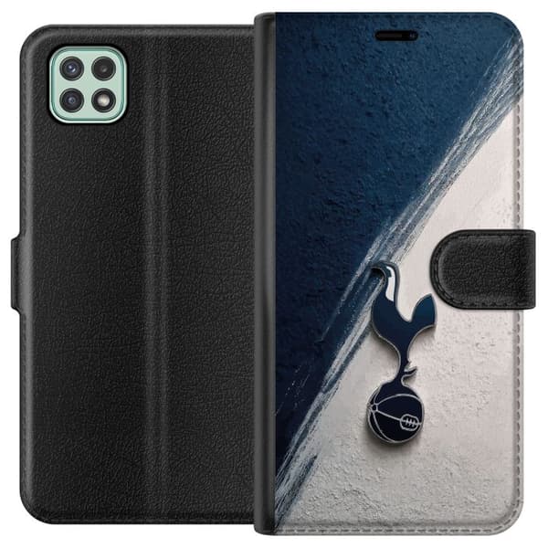 Kompatibel Tegnebogsetui til Samsung Galaxy A22 5G Elegant Tottenham Hotspur design til fodboldfans