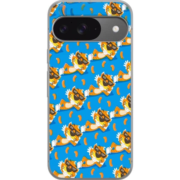 Kompatibelt Mobildeksel til Google Pixel 9 Pro Leken Chester Cheetah-motiv