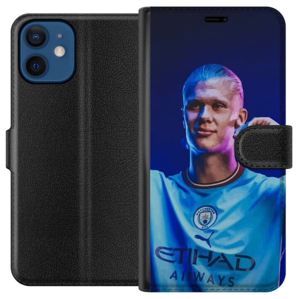 Kompatibel Tegnebogsetui til Apple iPhone 12 Erling Haaland