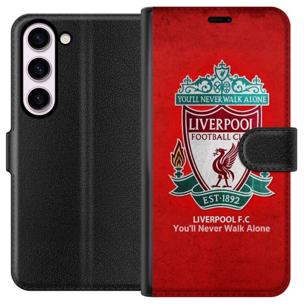 Kompatibelt Plånboksfodral till Samsung Galaxy S23 Liverpool