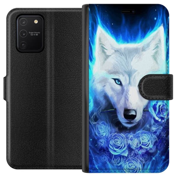 Kompatibelt Lommeboketui til Samsung Galaxy S10 Lite Ulv