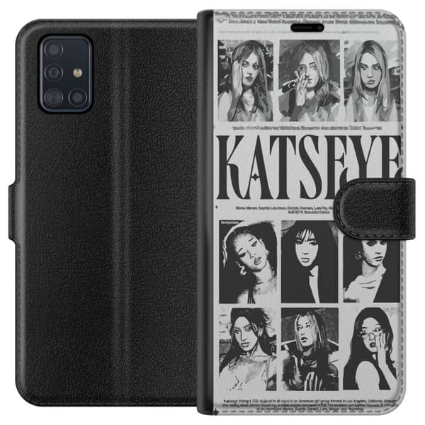 Kompatibel Tegnebogsetui til Samsung Galaxy A51 KATSEYE