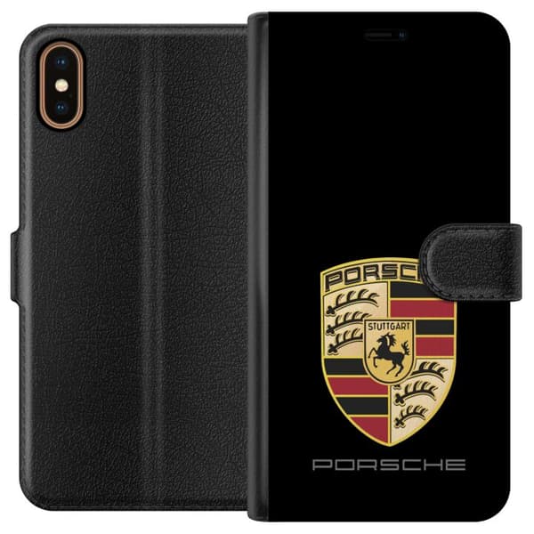 Kompatibel Tegnebogsetui til Apple iPhone X Porsche