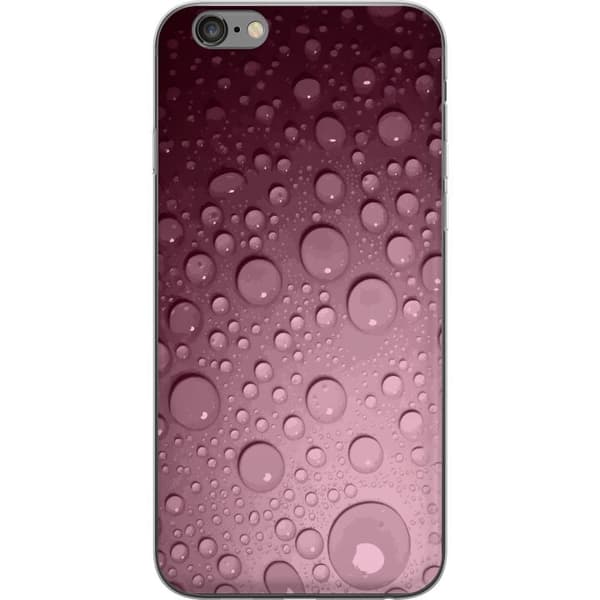 Kompatibelt Mobilskal till Apple iPhone 6 Plus Rosa vattendroppar