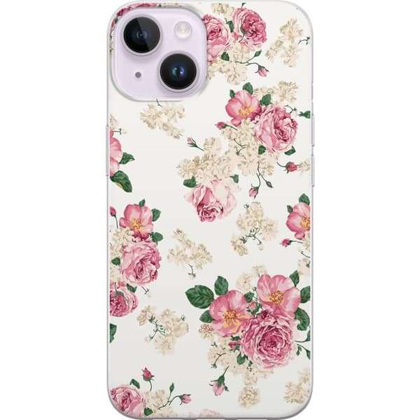 Kompatibel Mobilcover til Apple iPhone 14 Retro Blomster