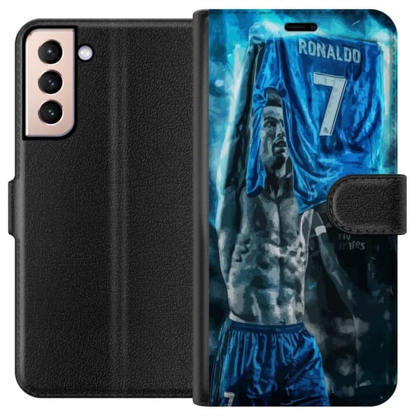 Kompatibel Tegnebogsetui til Samsung Galaxy S21 Ronaldo