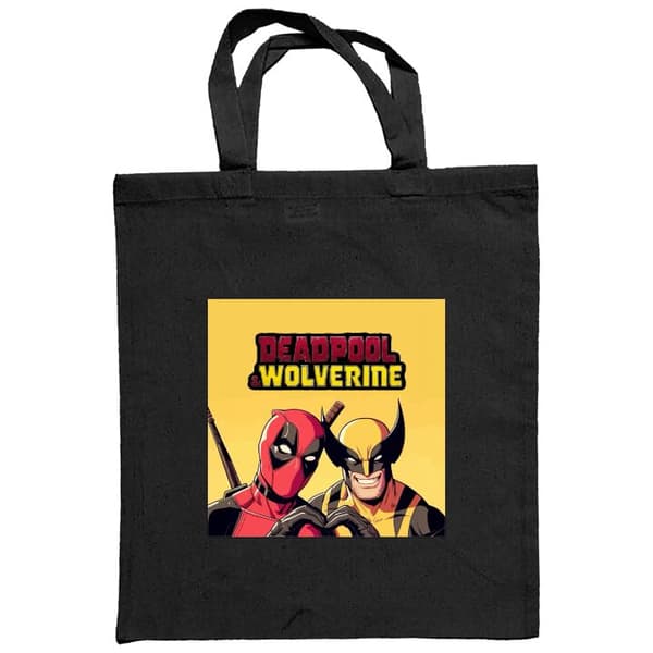 Ostoskassi Kangasta | Kätevä Kangaskassi Musta One-size Deadpool & Wolverine Deadpool & Wolverine Musta One-size