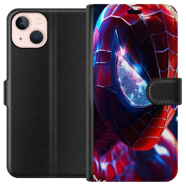 Kompatibelt Plånboksfodral till Apple iPhone 13 mini Spiderman