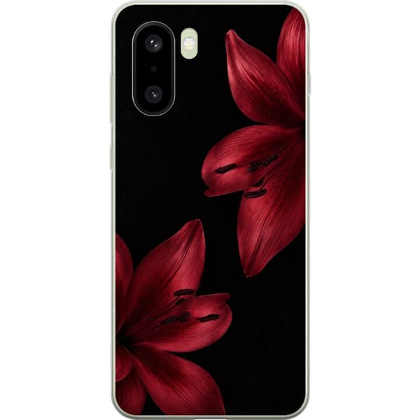 Kompatibelt Mobildeksel til OnePlus 15R Rød lilje noir